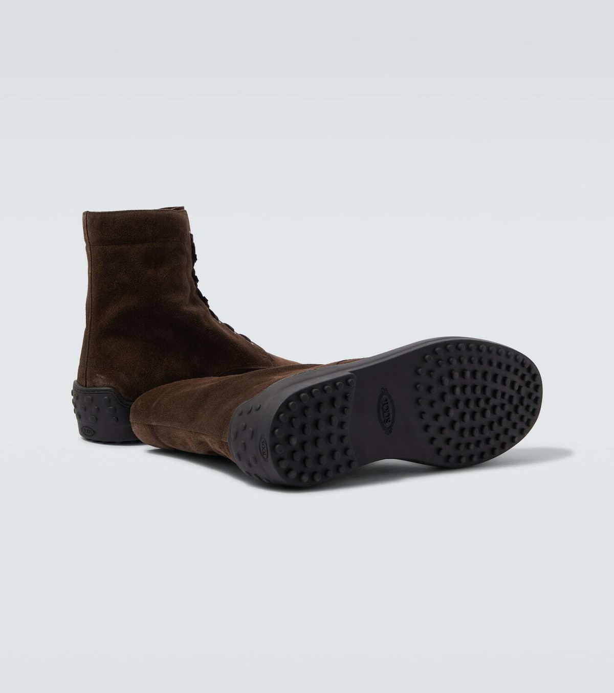 Tod's Suede lace-up boots