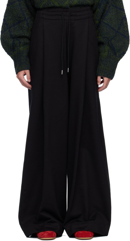 Photo: Dries Van Noten Black Loose Sweatpants