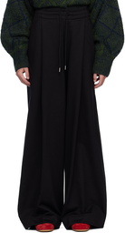 Dries Van Noten Black Loose Sweatpants
