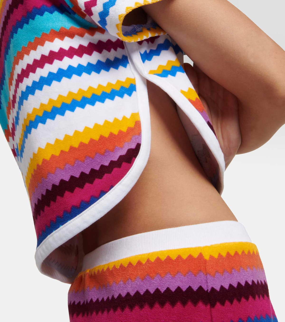 Missoni Mare Zig Zag cotton-blend crop top