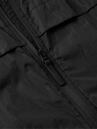 Stone Island - Logo-Appliquéd Crinkle Reps Nylon Hooded Jacket - Black