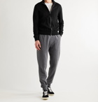 TOM FORD - Cotton, Silk and Cashmere-Blend Jersey Zip-Up Sweater - Black