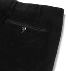 Canali - Black Kei Slim-Fit Cotton-Blend Corduroy Suit Trousers - Black