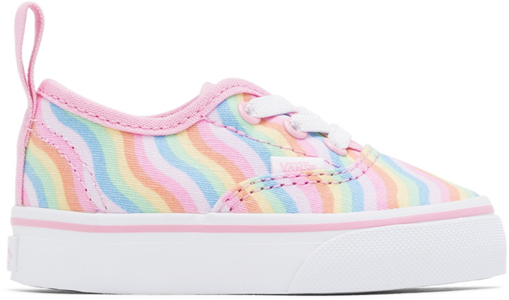 Photo: Vans Baby Multicolor Wavy Rainbow Authentic Sneakers