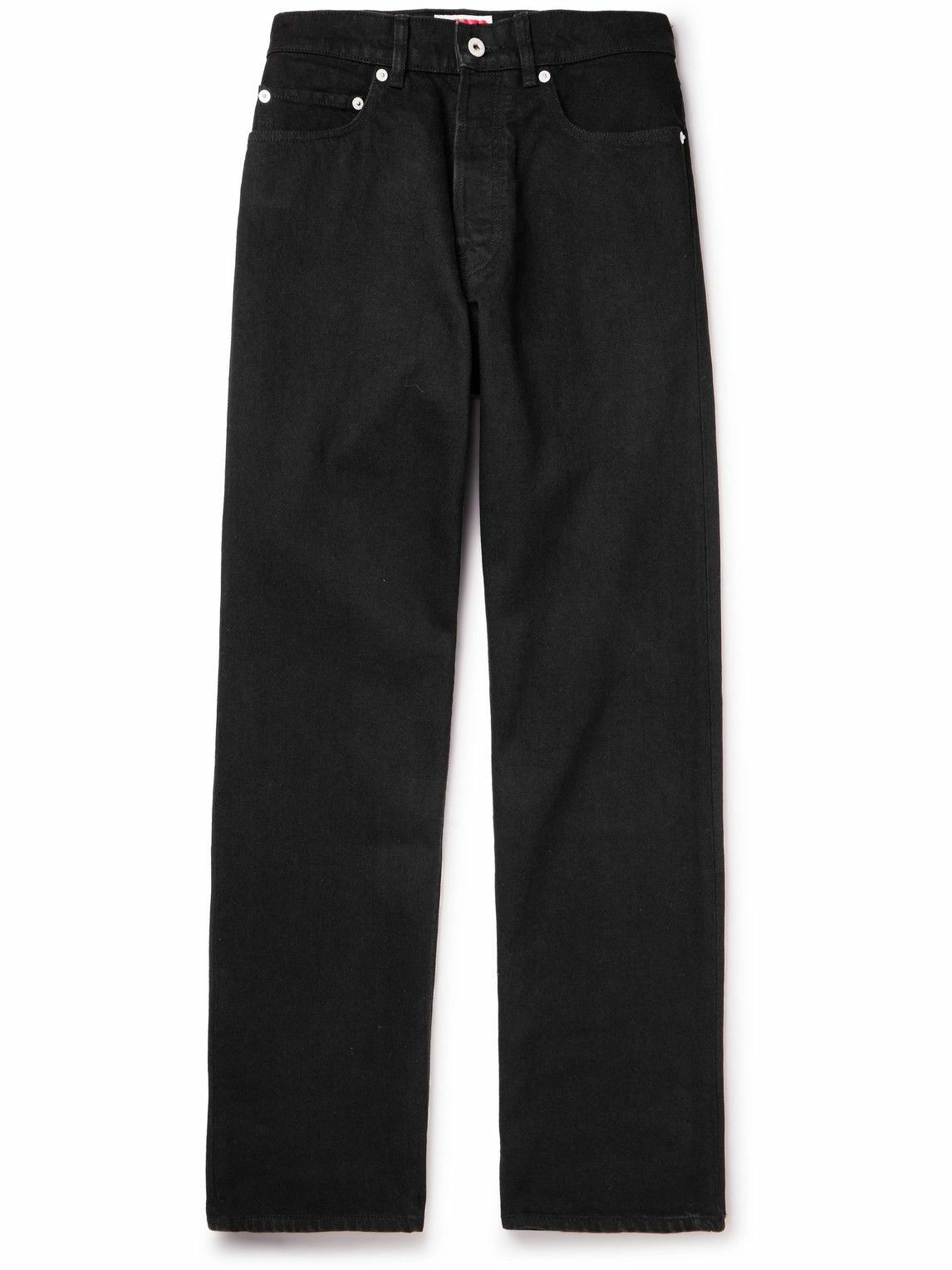 KENZO - Asagao Straight-Leg Jeans - Black Kenzo