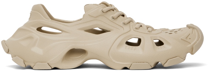 Photo: Balenciaga Taupe HD Lace-Up Sneakers