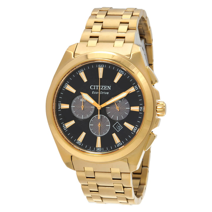 Photo: Citizen Peyten Chronograph Black Dial Mens Watch CA4512-50E