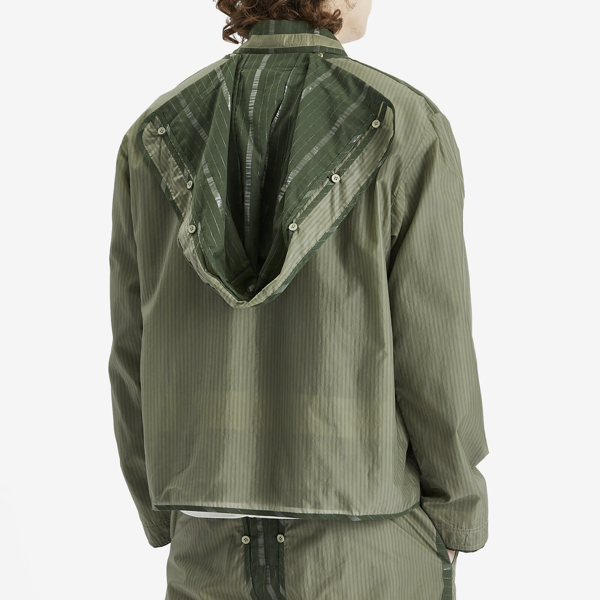 Craig Green Men's Layered Shell Jacket in Olive Craig Green