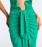 Christopher Esber Salacia ruched jersey maxi dress