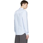 AMI Alexandre Mattiussi Blue and White Limited Edition Oxford Shirt