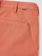 Incotex - Venezia 1951 Slim-Fit Straight-Leg Cotton-Blend Bermuda Shorts - Red