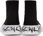 Balenciaga Black Speed 2.0 Graffiti Sneakers