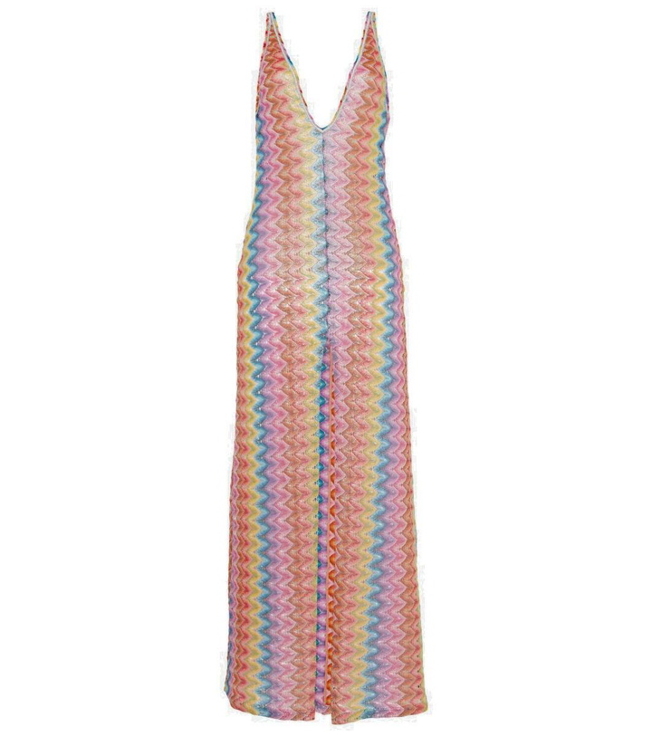 Photo: Missoni Zig Zag pointelle maxi dress