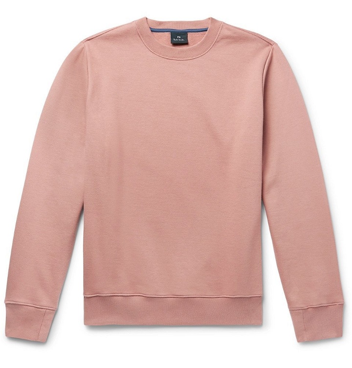 Photo: PS by Paul Smith - Loopback Organic Cotton-Jersey Sweatshirt - Men - Pink