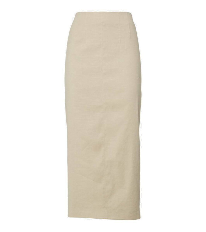 Photo: Veronica Beard Kimpton linen-blend midi skirt