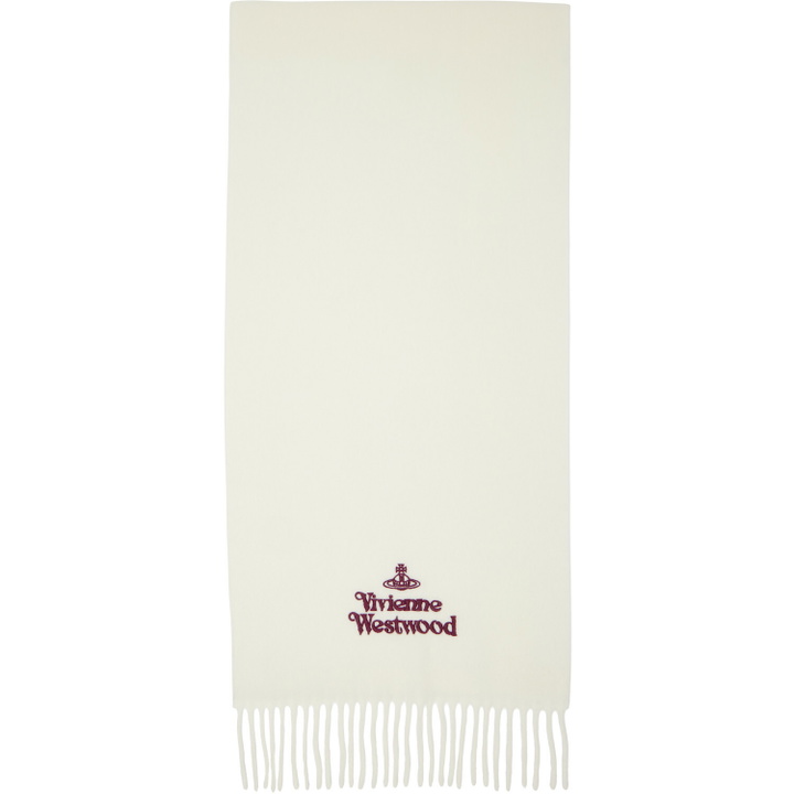 Photo: Vivienne Westwood Off-White Embroidered Scarf