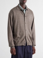 ATON - Cotton and Yak Wool-Blend Cardigan - Brown