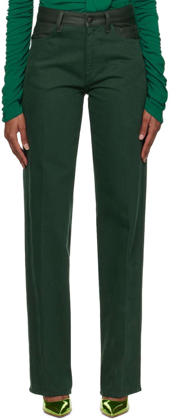 Maximilian Davis Green Spain Jeans