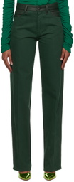 Maximilian Davis Green Spain Jeans