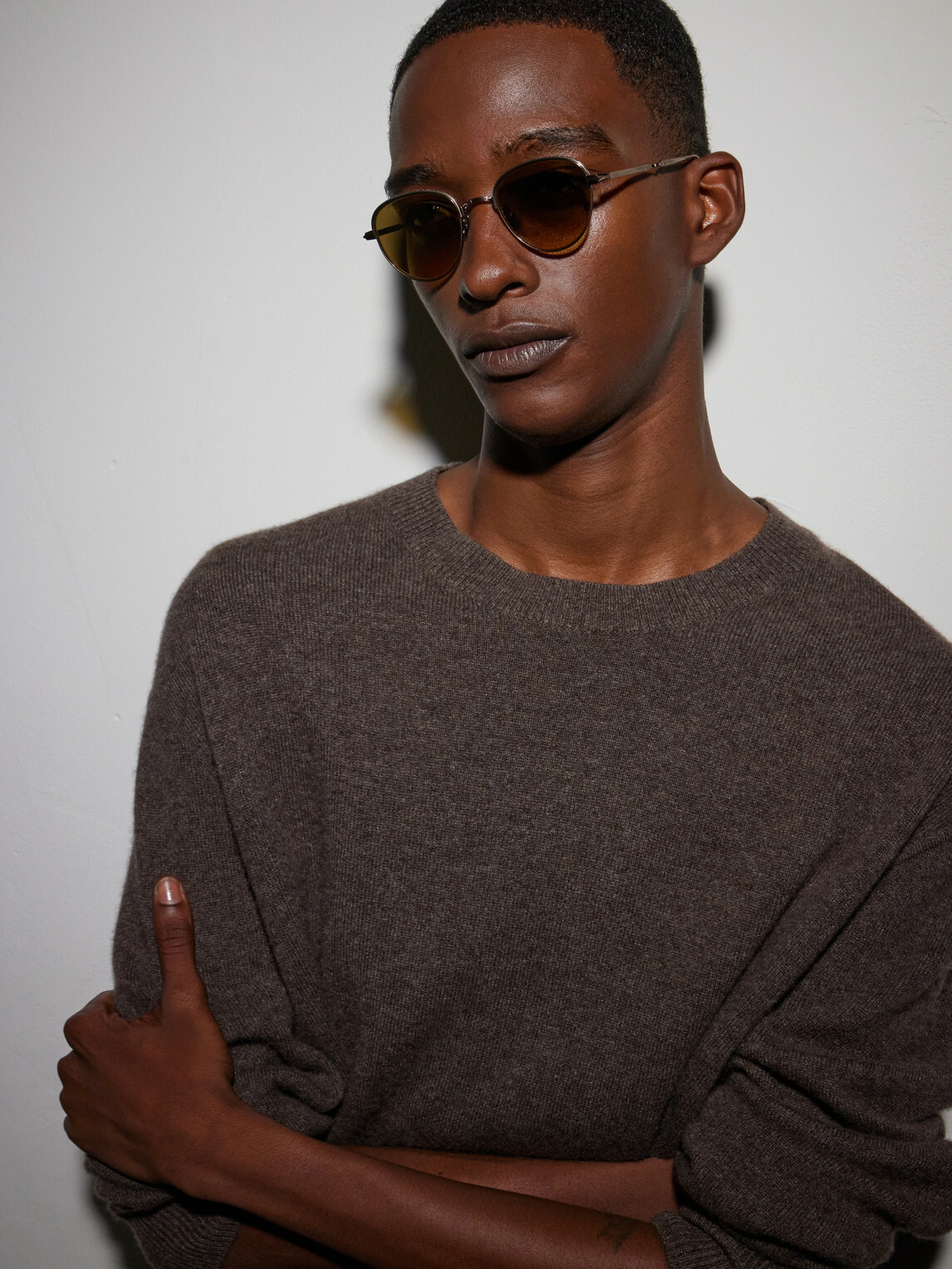 Garrett Leight California Optical - Wells J Round-Frame Titanium Sunglasses