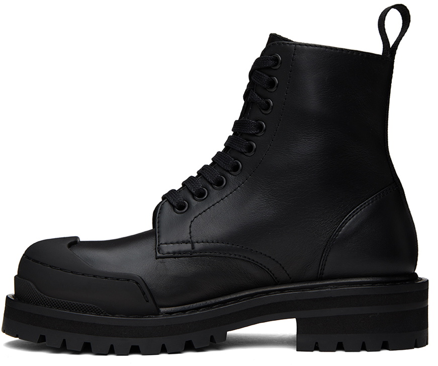 Marni Black Dada Combat Boots Marni