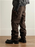 Givenchy - Carpenter Straight-Leg Cotton-Canvas Trousers - Brown