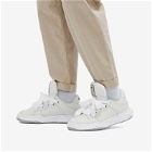 Maison MIHARA YASUHIRO Men's Wayne Orignal Sole Low Leather Puffer Sneakers in White