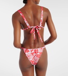 Faithfull Mary floral bikini top