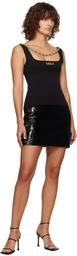 AREA Black 'AREA' Nameplate Tank Top
