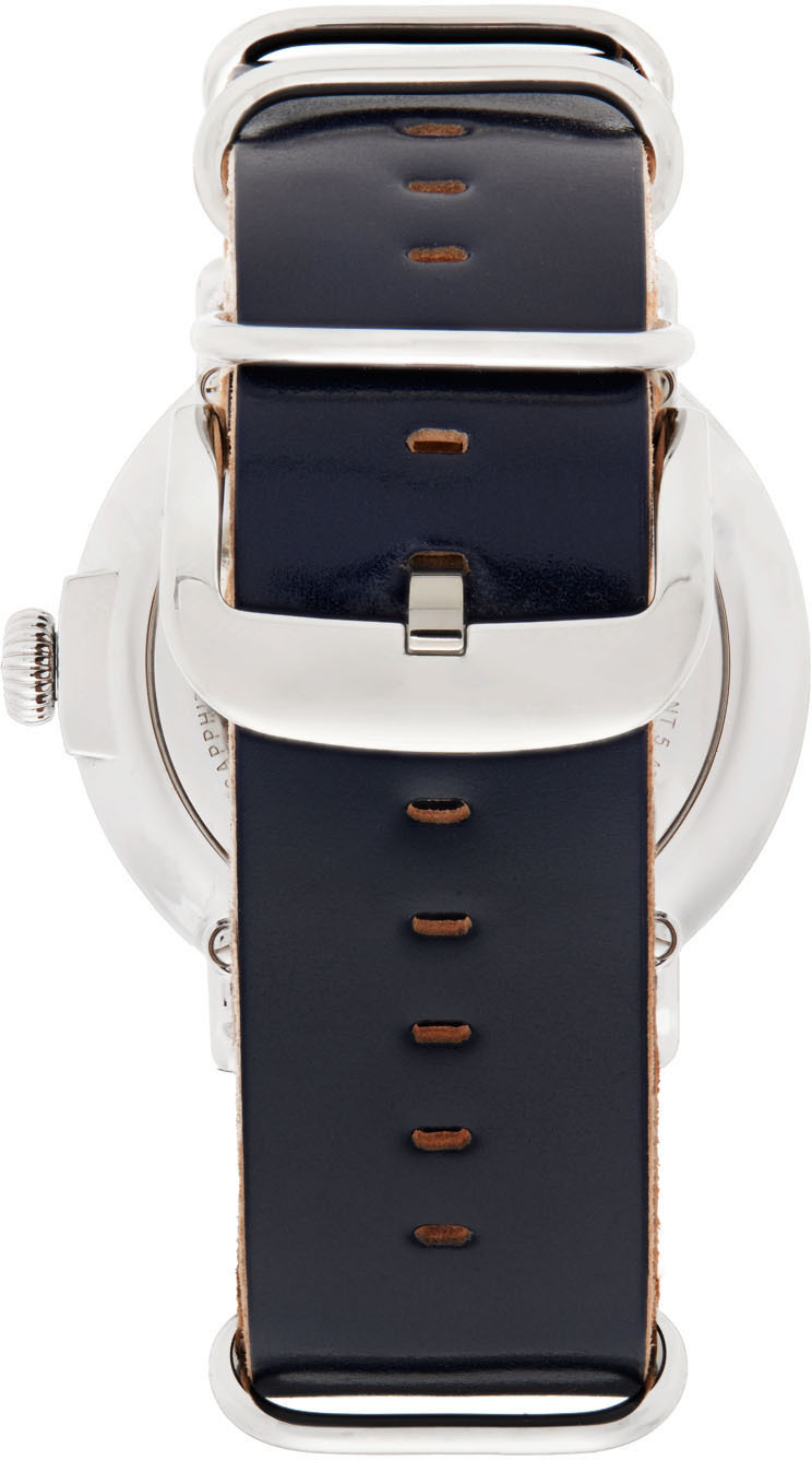 Shinola Black & Off-White 'The Runwell' 47 mm Watch