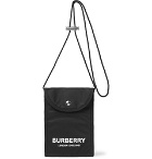 Burberry - Logo-Print Nylon Messenger Bag - Black