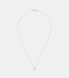 Persée Floating 18kt white gold necklace with diamonds