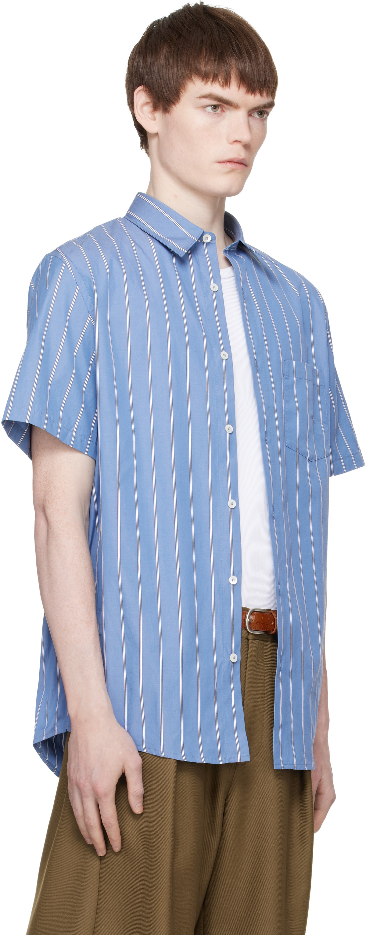 A.P.C. Blue Bart Shirt