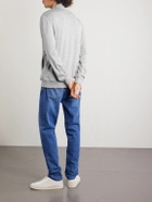 Brunello Cucinelli - Cashmere-Blend Zip-Up Sweatshirt - Gray