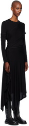 Helmut Lang Black Protection Maxi Dress