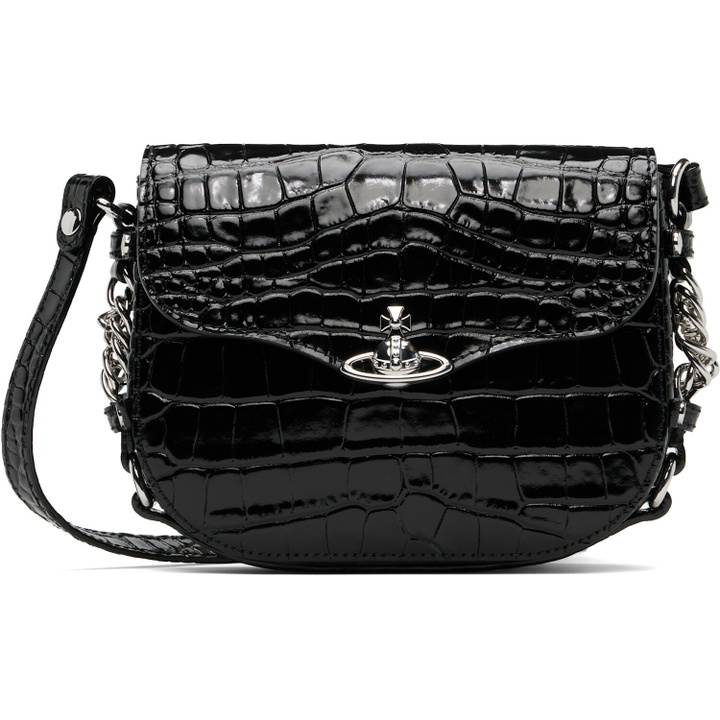 Photo: Vivienne Westwood Black Hunter Flap Crossbody Bag