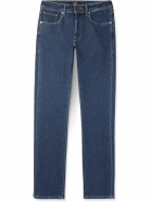 Incotex - Blue Division Slim-Fit Logo-Appliquéd Jeans - Blue