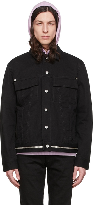 Photo: Givenchy Black 4G Denim Jacket