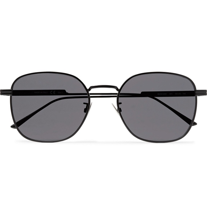 Photo: Bottega Veneta - Square-Frame Metal Sunglasses - Black