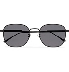Bottega Veneta - Square-Frame Metal Sunglasses - Black