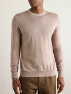 Altea - Garment-Dyed Merino Wool Sweater - Neutrals