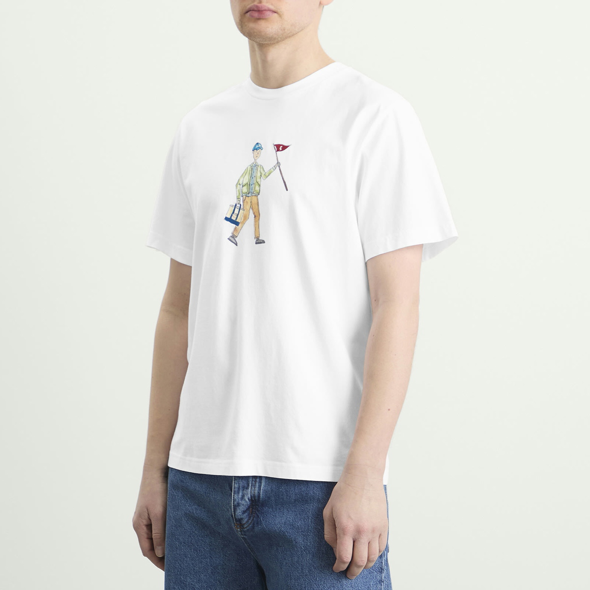 Foret Men's Patrol T-Shirt in White