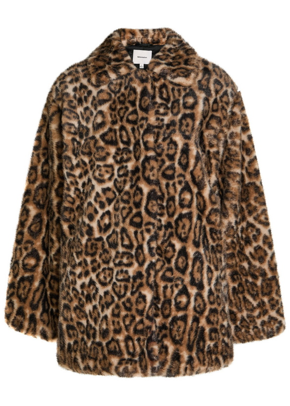 Photo: Reformation Stable Faux fur Coat Leopard