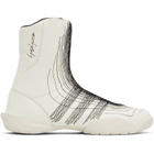 Y-3 White Regu Hi Sneakers