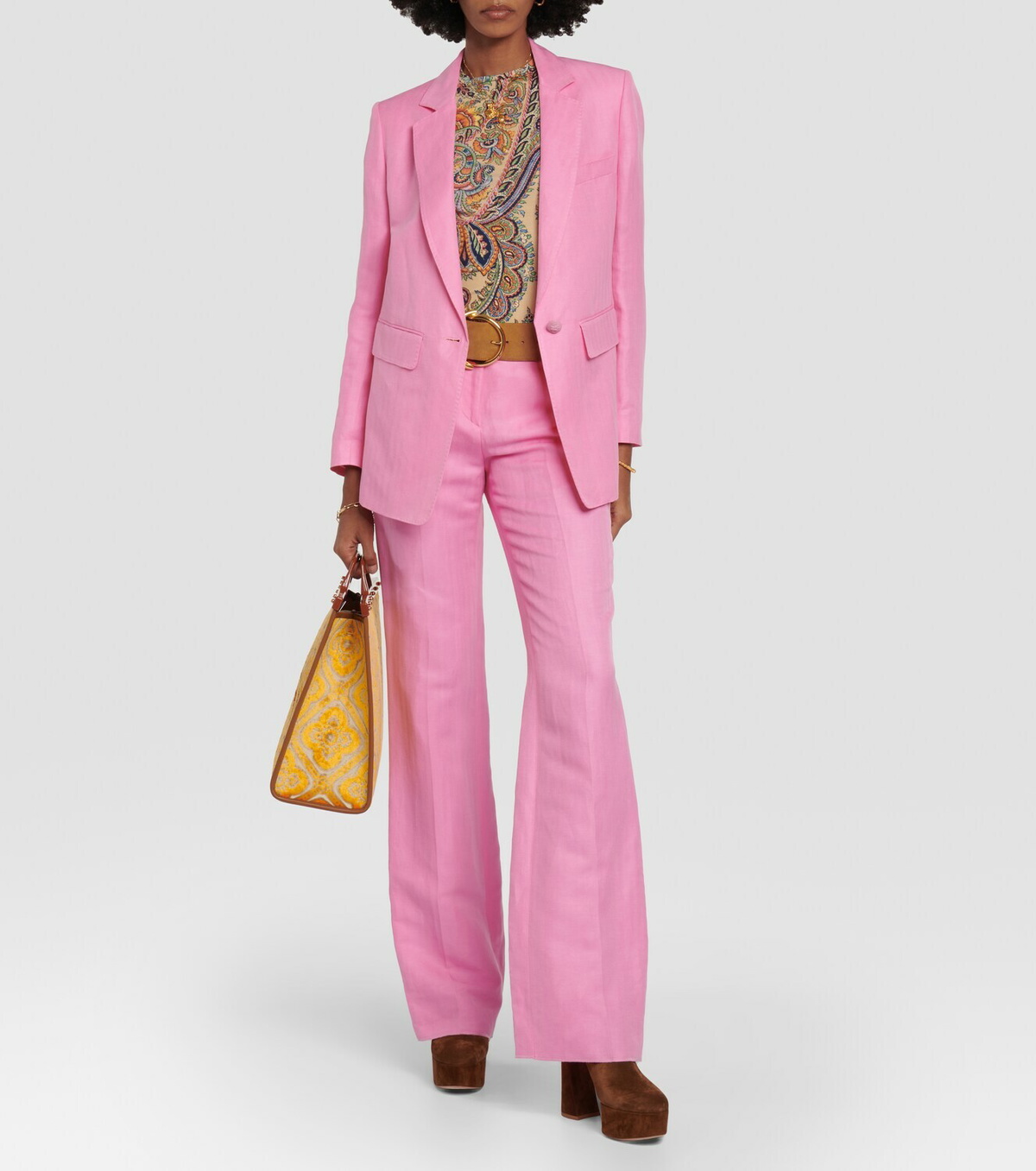 Etro Paisley jersey top