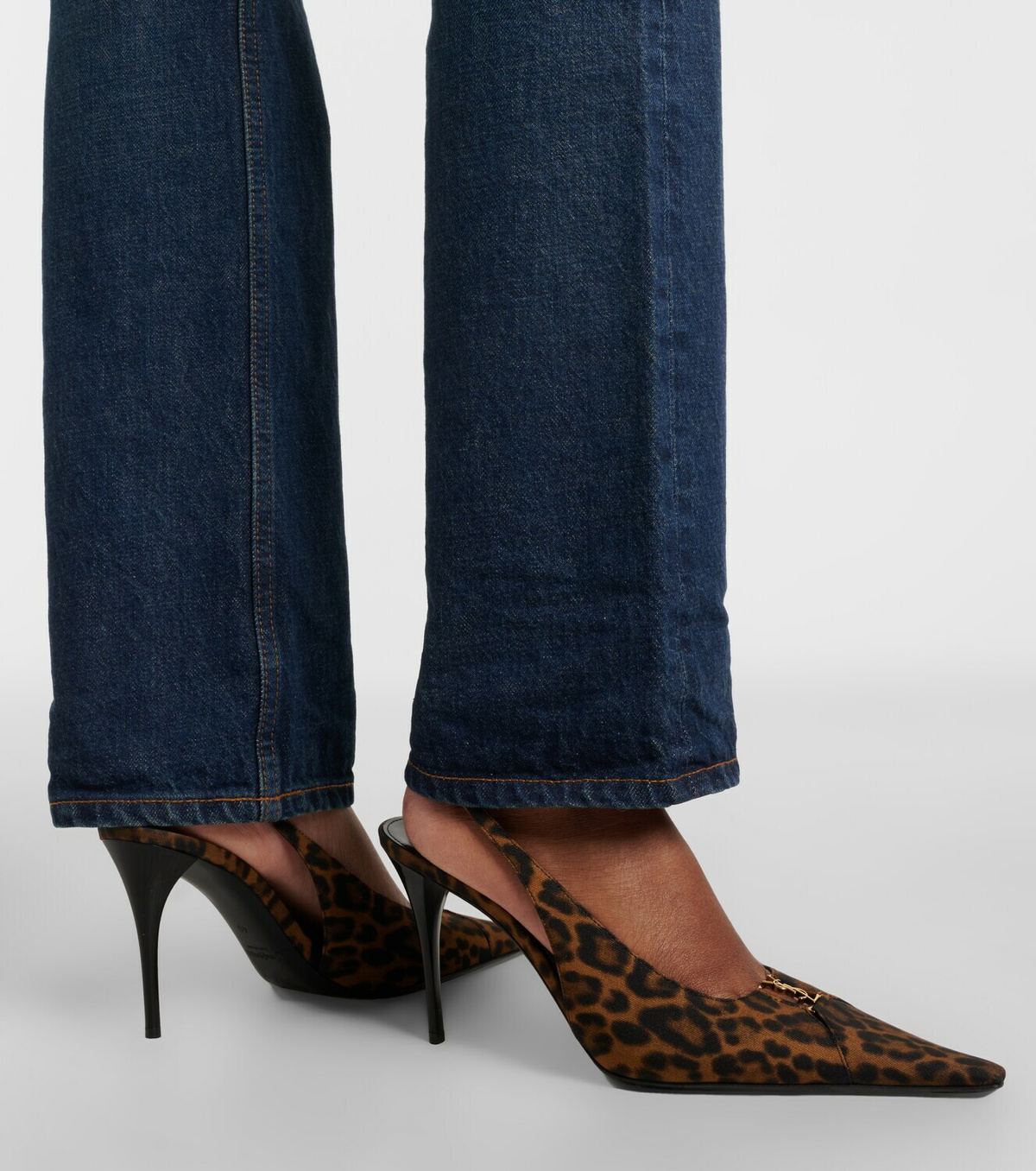 Saint Laurent Babylone Breteuil slingback pumps