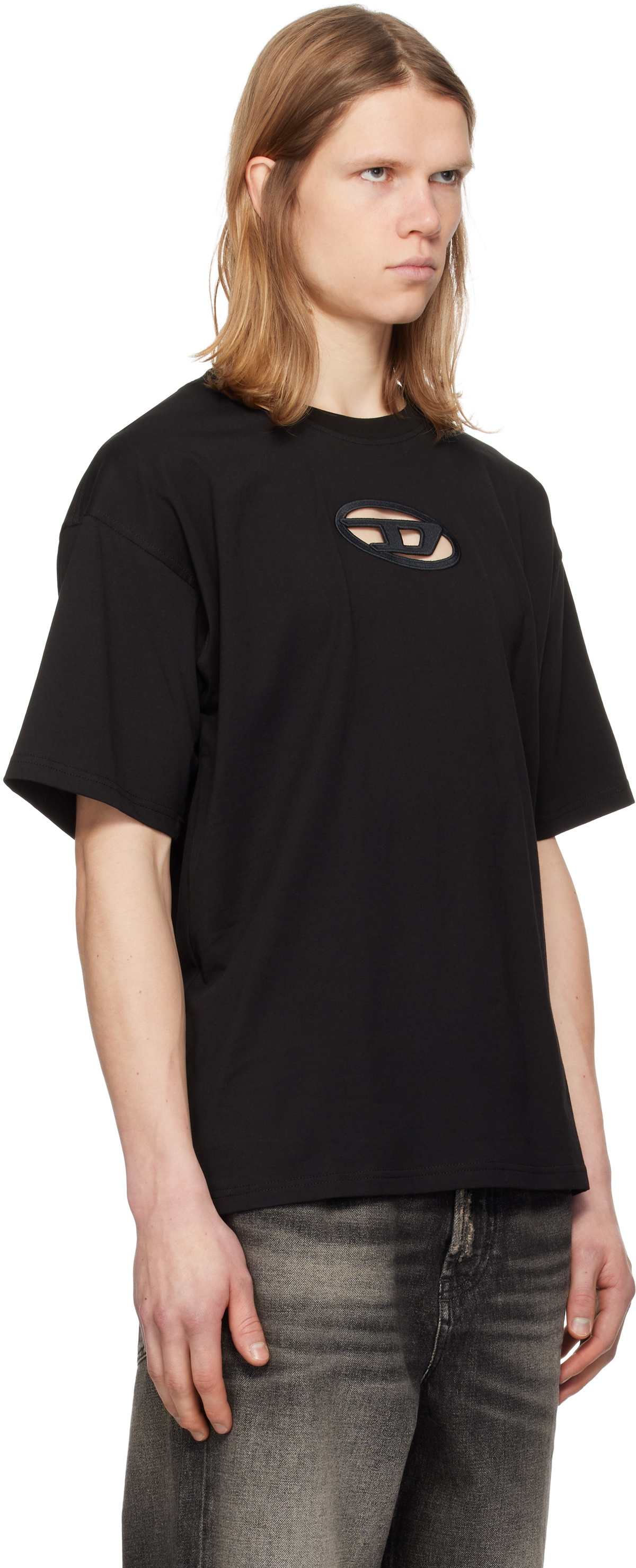 Diesel Black T-Boxt-Od T-Shirt Diesel