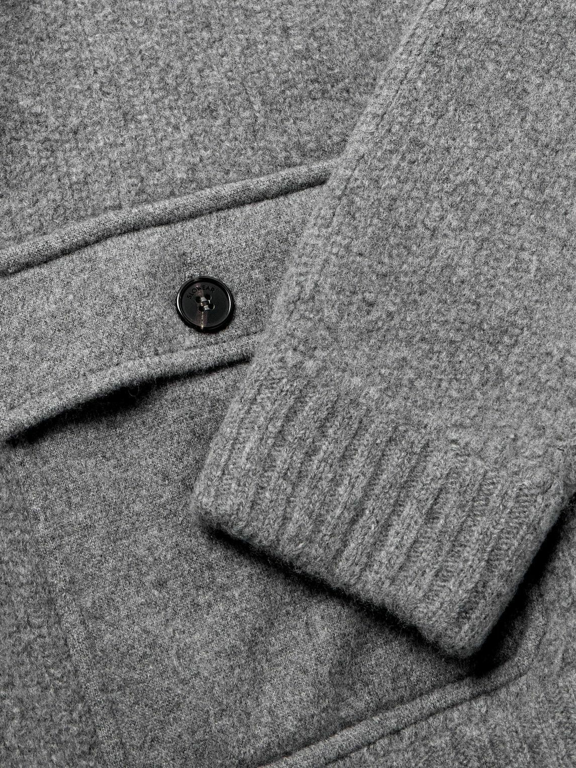 Incotex - Zanone Wool and Cashmere-Blend Cardigan - Gray