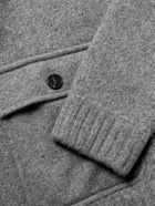 Incotex - Zanone Wool and Cashmere-Blend Cardigan - Gray
