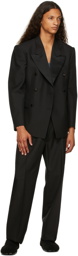 Maison Margiela Black Wool Suit